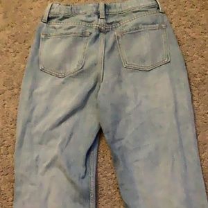 old navy slouchy straight jeans